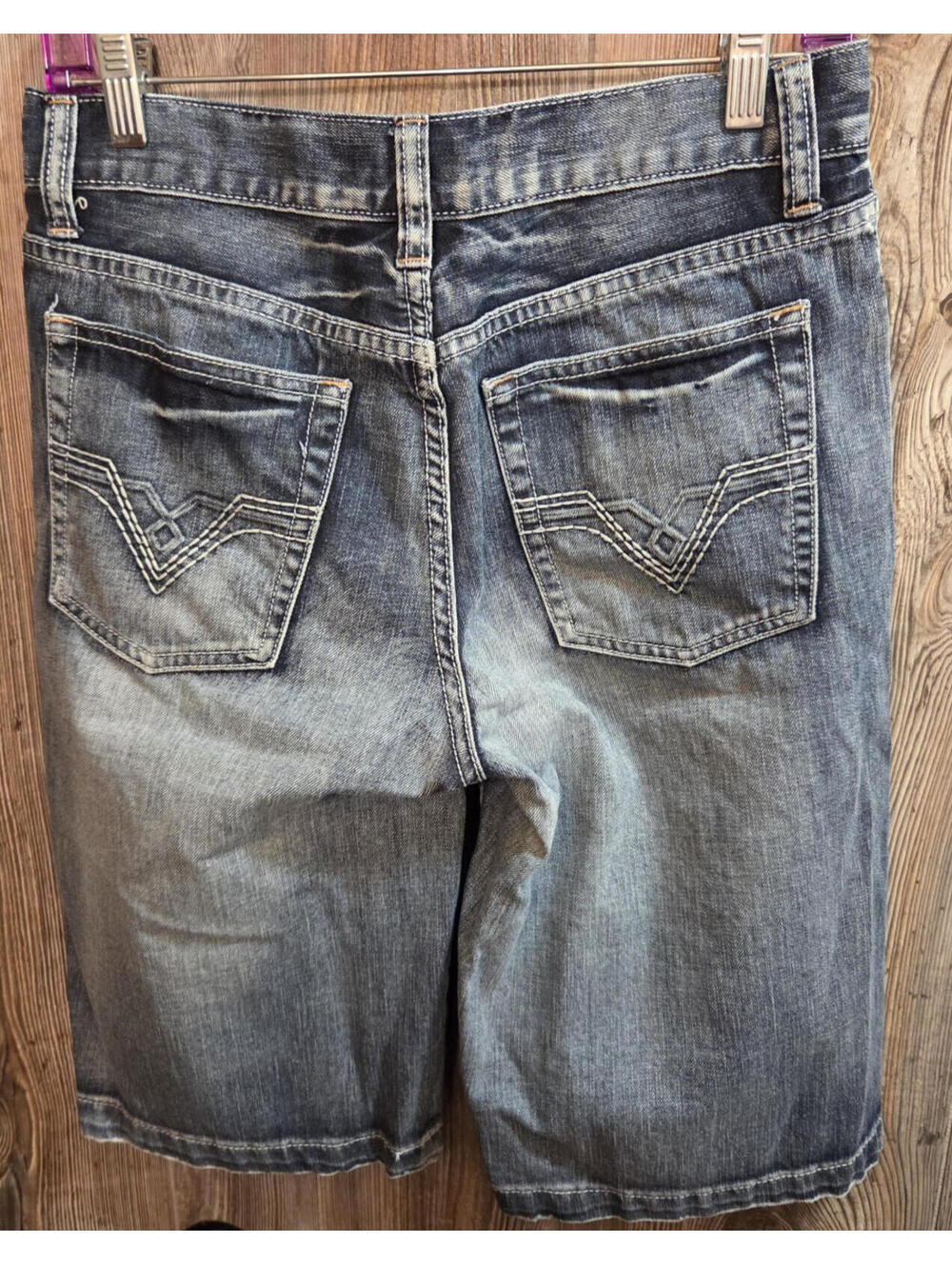 Helix Denim Jean Shorts Size 29 Jorts (29x12) Baggy Streetwear Skater HipHop Y2K